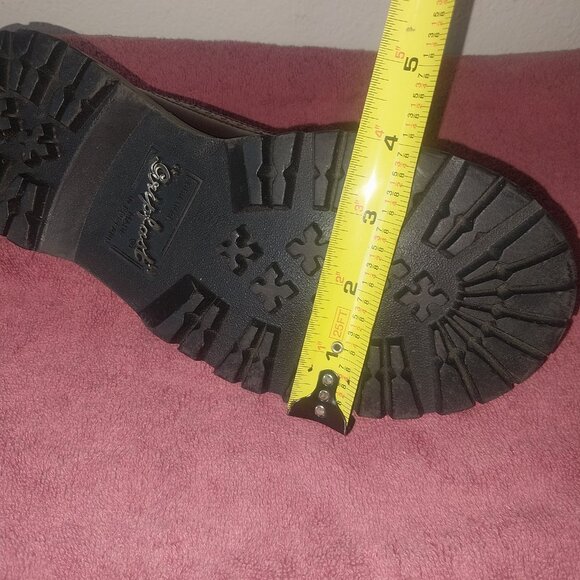 GRIPFAST STEEL TOE OXFORD BROWN LEATHER SHOES SZ 5 UK 35 - Picture 15 of 16